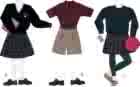 school uniforms - I wore them one year when in Catholic school, they were not bad. Now a debate goes on in this modern day and age.