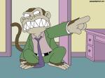 evil monkey - a picture of the evil monkey living in chris's closet