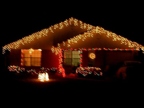 my house @ christmas - I love to decorate for Christmas. This is from Christmas 2006