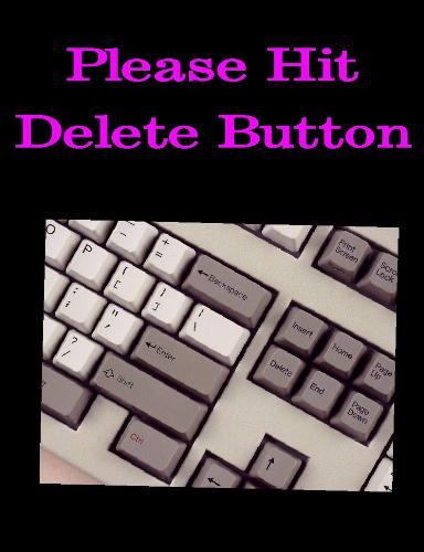 Hit Delete Please! - Key board