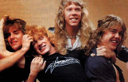Metallica - the 4 metallica members