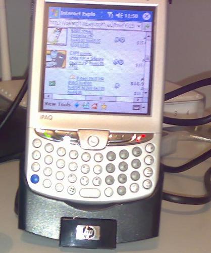 My Hp Ipaq hw6515 - this is my New hp ipaq hw6515, looks cool