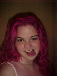 Me With Pink Hair - Yes. I had pink hair for about 2 hours when I was 16. It was fun while it lasted, but I'm glad it's back to normal now!