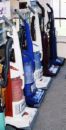 vacuums - different brands of vacuums. Different colors, styles, sizes, and brands.
