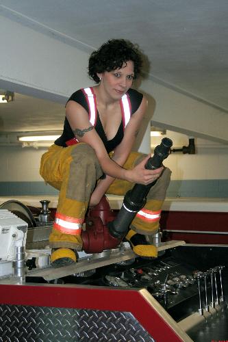 Me - me playing firefighter