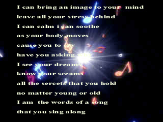 poem about a song - a poem i wrote with song notes as a back ground