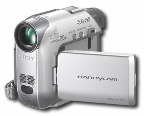 Sony Camcorder - Sony Camcorder, late editions for easy to use cameras.