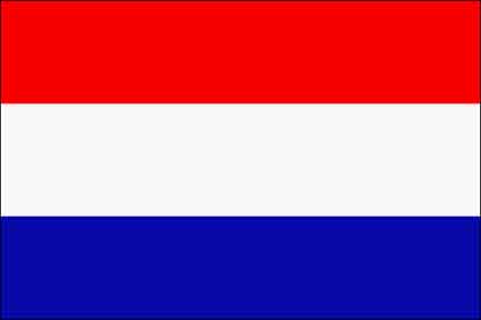 Netherlands - the flag of a beautiful country...and flat! lol