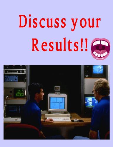 Discuss Result! !!!! - Having a discussion.