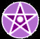 A Purple Pentacle - Another pentacle to add to the collection.