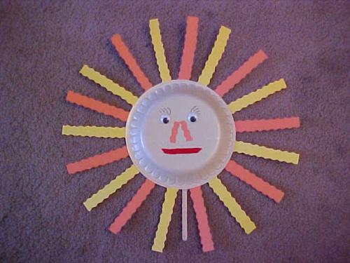Lion Mask for Chinese New Year - recycle craft - I made this from paper plates, popsicle sticks and miscellaneous constructions paper.