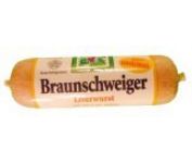 Braunschweiger - I’ve heard many people refer to Braunschweiger as “liver sausage” and also “liverwurst”. Actually they are not the same thing. I’ve learned that Braunschweiger is very similar to liverwurst but liverwurst is more “pure” liver sausage where Brauschweiger often contains dairy products and is spreadable.
