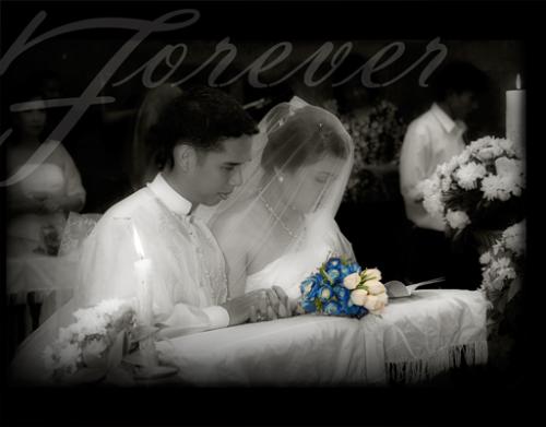 our wedding pic - taken at NSDG