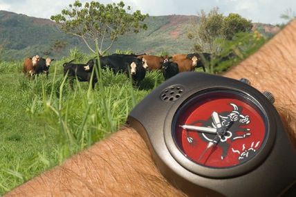 BS Watch - Watch that measures cow BS.