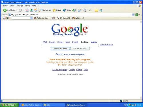 Google - Google homepage print screen