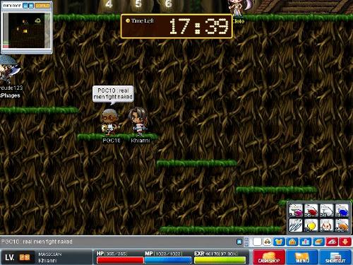 Maplestory - This was a screenie taken when doing pq, I thought it was hilarious