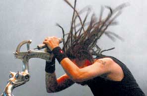 Jonathan Davis - Vocalist of the Nu age Metal band Korn