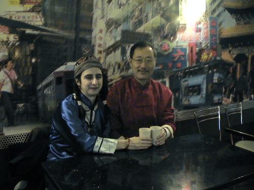 hubby and me - this is the chinese new year..we want to be happy..