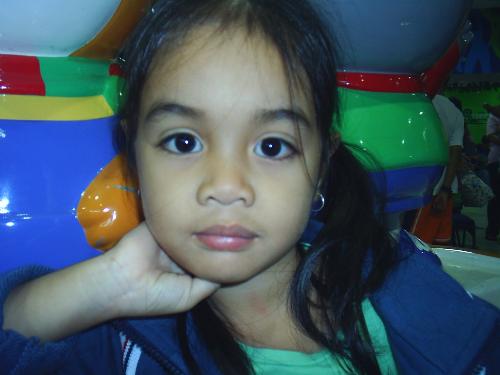 ysabelle! - my 3 year old kid.