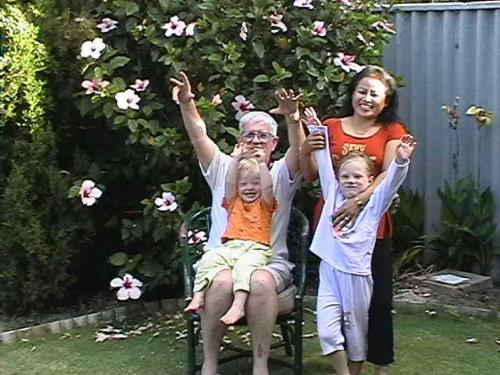 Me, wife & granddaughters - Taken Christmas 2003 Me, wife & granddaughters - Taken Christmas 2003