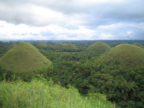 chocolate hills - in Bohol, Philippines. awesome sitvacatione.