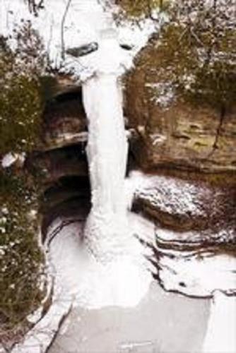a frozen waterfall - this is a pretty frozen waterfall