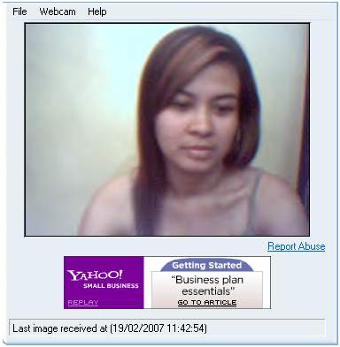 my ex girl friend - Chatting with my ex girl friend on Yahoo! messenger.