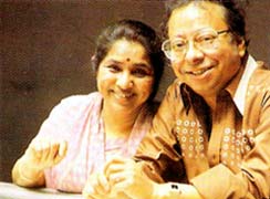 Asha and RD - with the love of her life