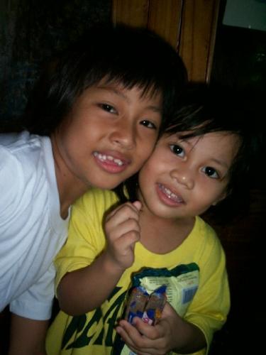 the two beauty queens of my life - bea and andy, my beloved nieces