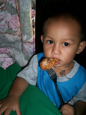 churchil bites the chickenn - yummmy, fried chicken