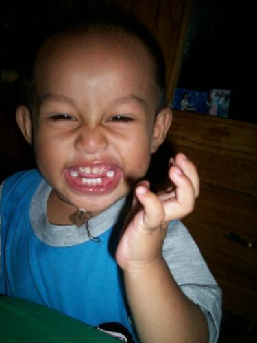 chichil giggles and smiles - hes happy with the cam, hes so cute
