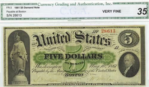 a five dollar united states - a five dollar of us