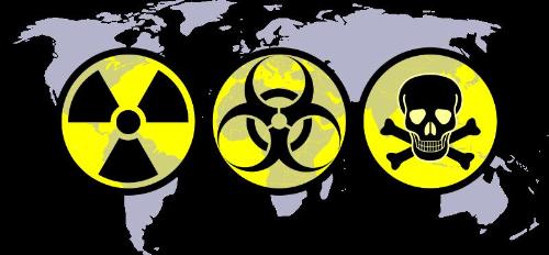 nukes and stuff - nuclear, biohazzard and death symbols