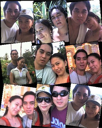 meh and my baby  - things happened unexpectedly..we bumped into each other in one of the beaches here in cebu during our company outing, the next couple of days he fetched me from work though we're an island away, we asked for an official date on the first weekend since we got to know each other... and then that was it! when we drove me home, he was already mine and am already his. And love keeps burning some more each day.