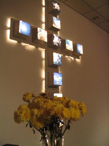 Cross - Cross with lights... Do you see something else