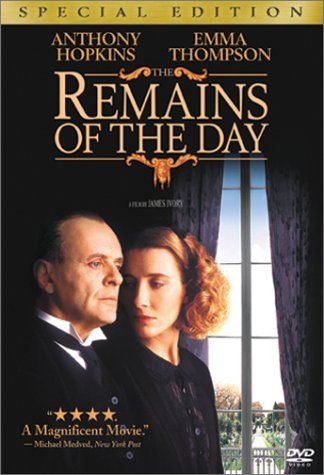 The Remains of the day - The Remains of the day is a 1993 film directed by James Ivory starring Anthony Hopkins as the main character. The film is adapted from the novel The Remains of the Day by Kazuo Ishiguro, an England-based Japanese writer.