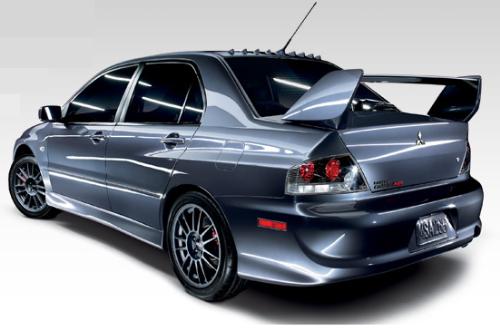 Mitsubishi Lancer Evolution - This latest edition to the Lancer Evolution model line designed to compete against far more expensive sports cars, easily lives up to its Mitsubishi motorsports pedigree. By combining brute power and graceful agility, the Lancer Evolution is sure to raise the adrenaline of driving enthusiasts at every turn.