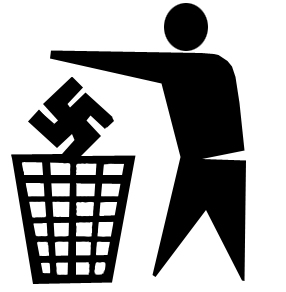Swastika banned - that sign must be remembered for what it did and it must not encourage to violence again...no matter what's your skin colour or race. Swastika banned - that sign must be remembered for what it did and it must not encourage to violence again...no matter what's your skin colour or race.