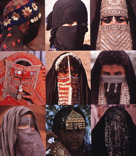 Diffrent types of veil - Diffrent types of veil to realize muslim woman that they are slave