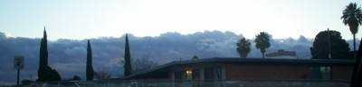 Clouds In the Sky - This is a picture of the clouds on a rainy day that I just thought looked so cool.