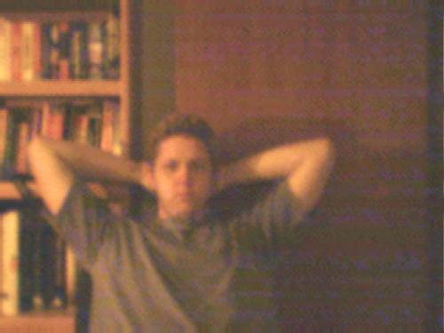 Just me - Thats me as of Feb 20, 2007, I don't think im that photogenic, and its not a great webcam either but thats me all the same :p