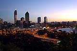 Perth sunrise - Sunrise in perth on Australia Day 2007
