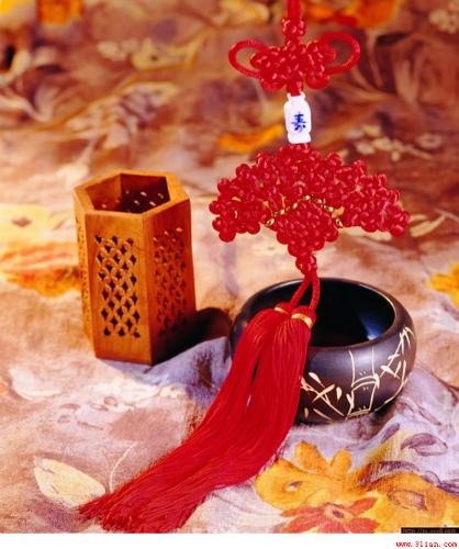 chinese knot  - how beautiful ? i like it very much .