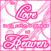 love - its to those who have a special one