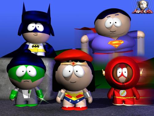 South Park Justice League - The children as heros