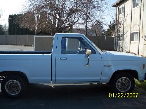 Small Pick-up - A small pick-up truck. Ford Ranger