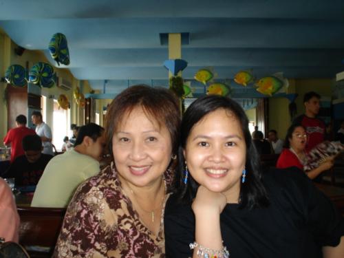 My daughter Sam and Me - I don't see a similarity between us while some people say she looks like me.