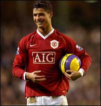 christiano ronaldo - it remains to see how long ronaldo remains in action in england