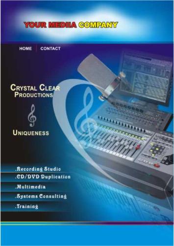 home page template for media website - This is a homepage template for a Media Company website.