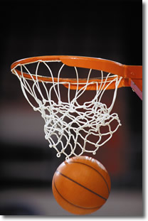 basket ball - well thts a basket with the ball.basket ball is the most skillfull game i think.With some dashing shots its an interesting game to watch.